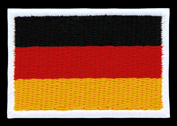 bk01 Deutschland Flagge Klein Germany Aufnäher Bügelbild