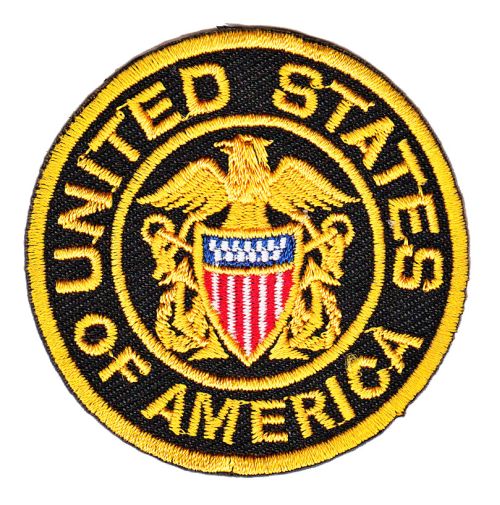 #ac54 United States of America USA Abzeichen Aufnäher Patch Bügelbild Applikation Größe 6,0 x 6,0 cm