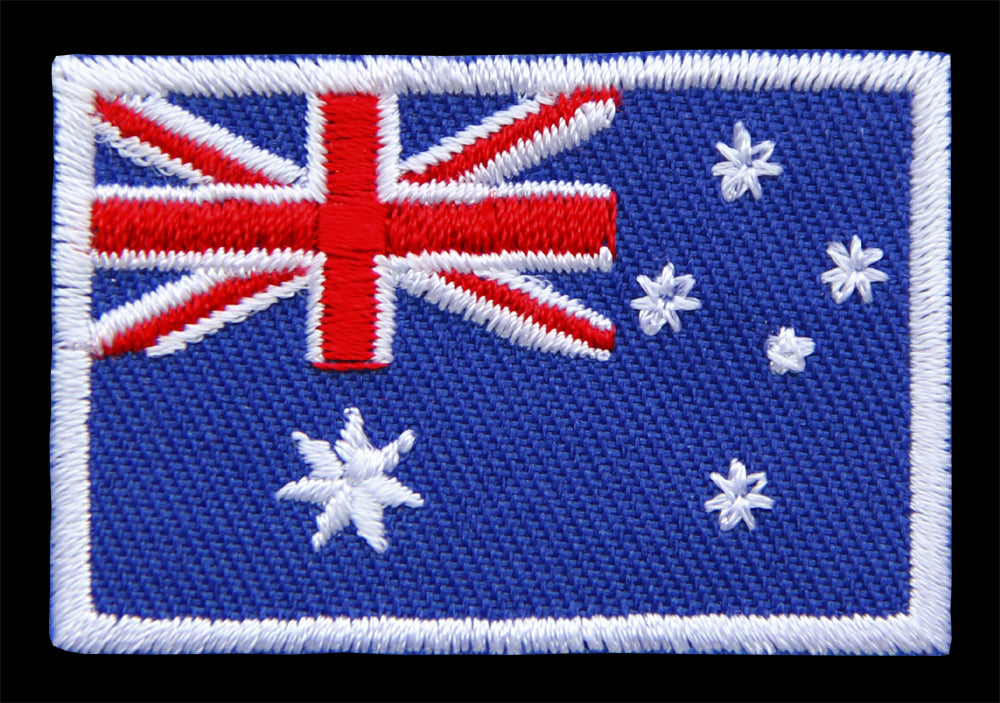 #bk23 Flag small Australia patch iron-on application patch size 4.5 x 3.0 cm - 0