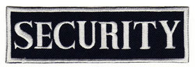 #ad05 Security Patch Badge Application Iron-On Patch Size 11.0 x 3.5 cm