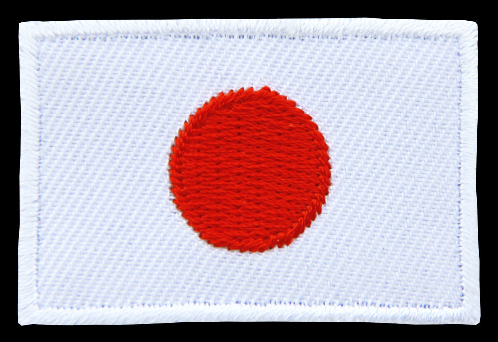 #bk25 Flag small Japan patch iron-on application patch size 4.5 x 3.0 cm - 0