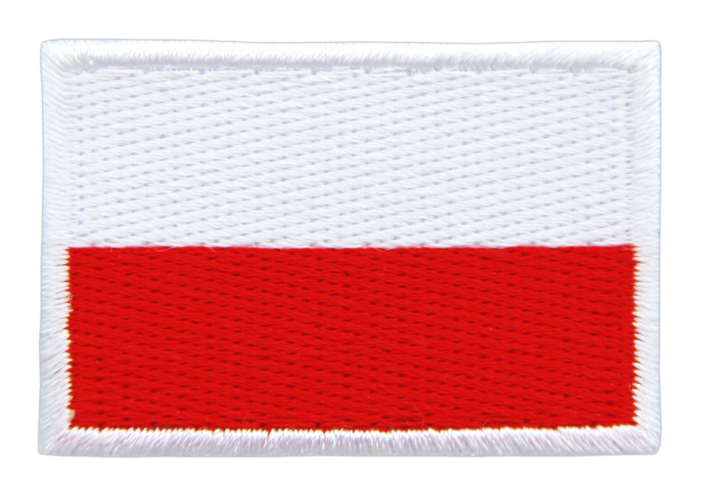 #bk13 Flag small Poland patch iron-on application patch size 4.5 x 3.0 cm