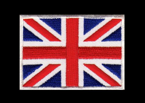 #ad38 Flag Union Jack UK Great Britain Patch Iron-On Patch Application Size 7.3 x 4.9 cm