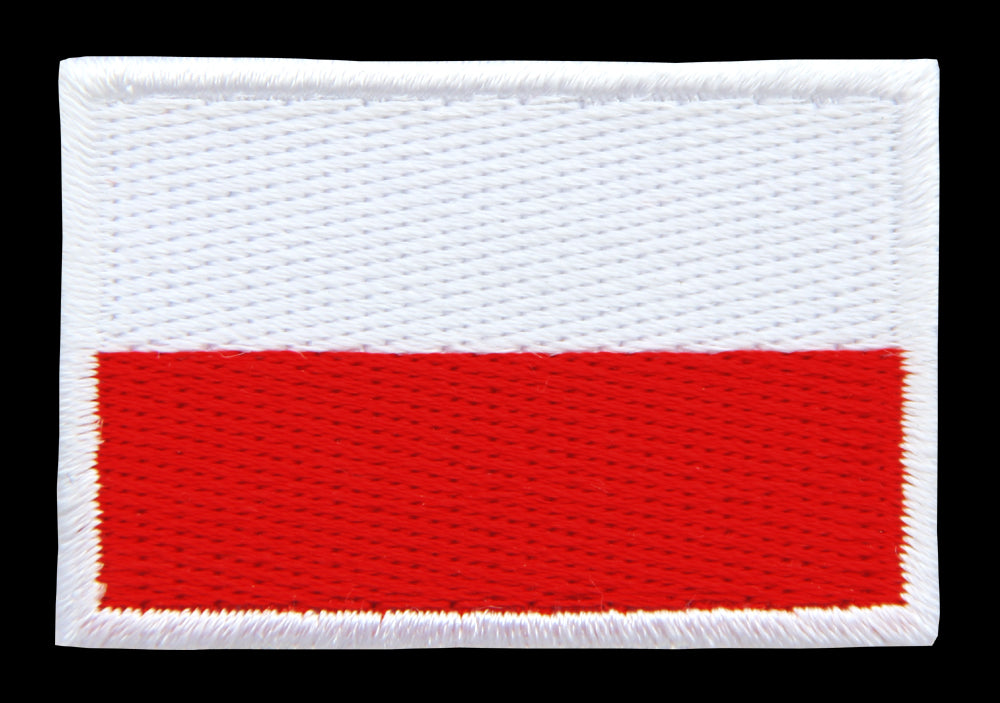 #bk13 Flag small Poland patch iron-on application patch size 4.5 x 3.0 cm - 0