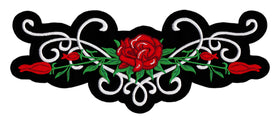 #Backpatch #55 Tattoo Ass Antlers Rose Patch Iron-On Large 26.5 x 10.5 cm